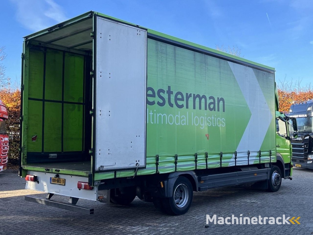 Mercedes-Benz Atego 1218 Schuifzeilen / 280 hoog / 2018 / Euro6 / Airco / NL Truck / Zero emission zone toegestaan HT1187