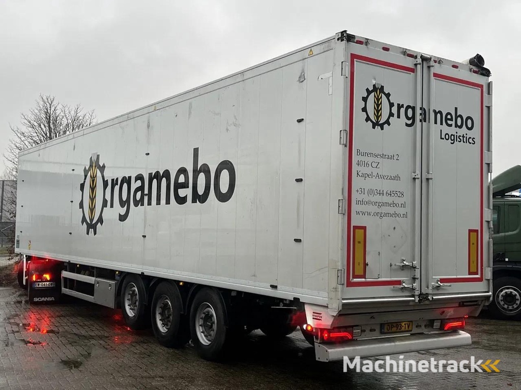 Knapen Trailers K100 92m3 / Cargofloor / Liftas / Discbrakes / Remote / NL Trailer HT1038