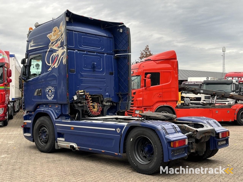 Scania R500 V8 / Retarder / Full Air / Full spoiler / 2 x Tank / KING HT1145