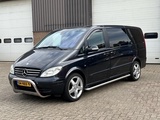 Minituur van Mercedes-Benz Viano 3.0 CDI V6 DC Ambiente Lang / Luchtvering / Automaat / 5 zitplaatsen / Airco / Navi / Leather / NAP / Apple carplay / Carbonzwart / APK 5-26 HT1181