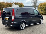 Minituur van Mercedes-Benz Viano 3.0 CDI V6 DC Ambiente Lang / Luchtvering / Automaat / 5 zitplaatsen / Airco / Navi / Leather / NAP / Apple carplay / Carbonzwart / APK 5-26 HT1181