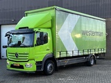 Minituur van Mercedes-Benz Atego 1218 Schuifzeilen / 280 hoog / 2018 / Euro6 / Airco / NL Truck / Zero emission zone toegestaan HT1187