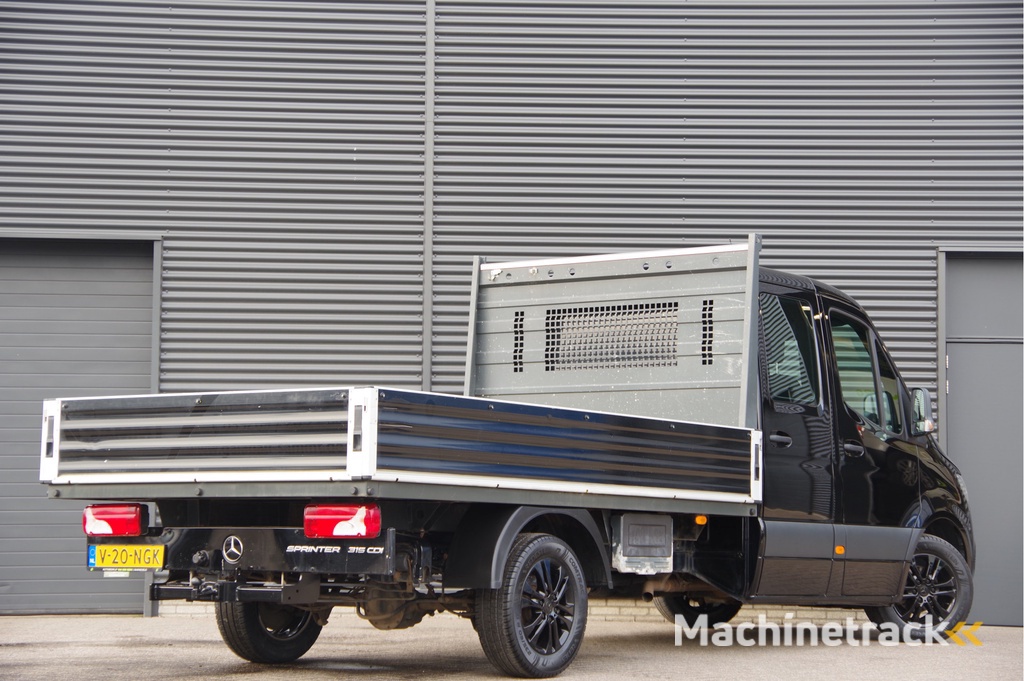 Mercedes-Benz Sprinter 315 OPEN LAADBAK, AUT. L3, DC-7P, 3.5T TREKHAAK, CLIMA, DUBBELE CABINE