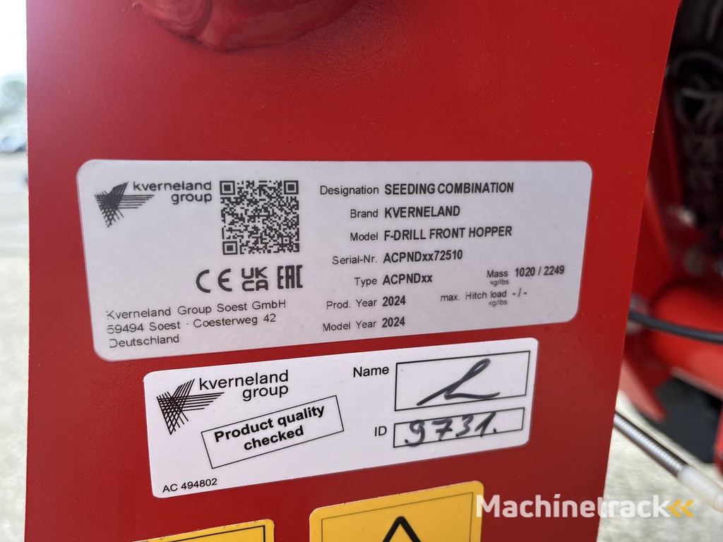 FRONTTANK CONSIGNIATIE VEENMA