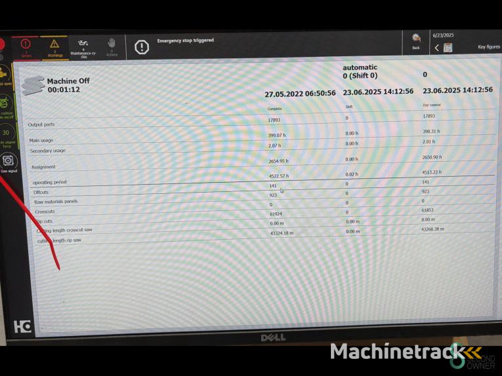 Panel saws Homag Sawteq B-130 2022