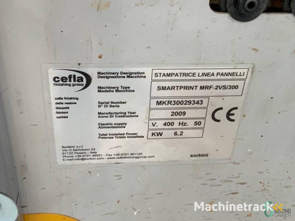 Painting lines Cefla Smartprint MRF 2vs/300 2009