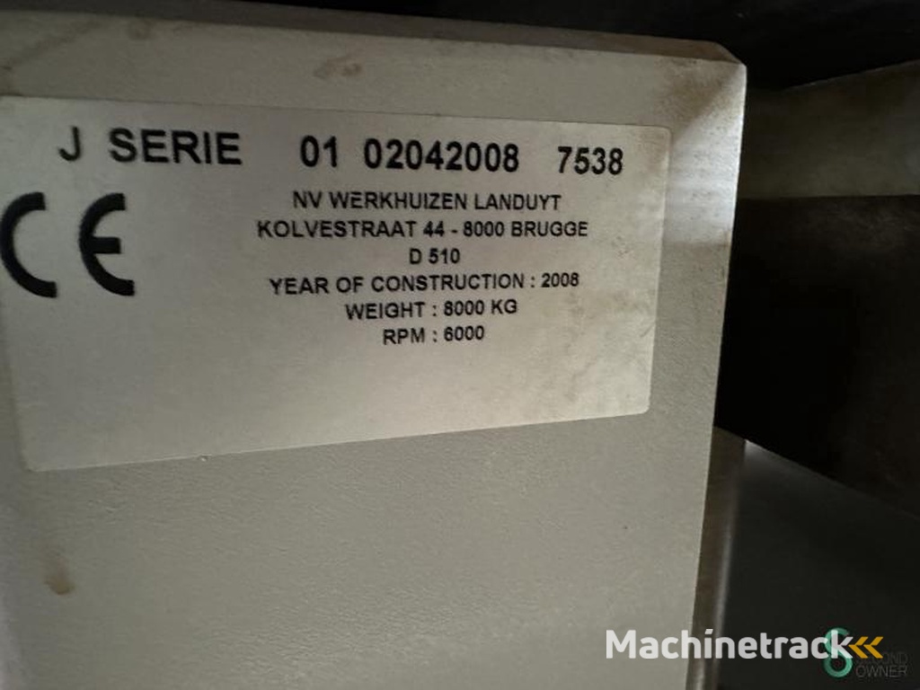 Thickness planers Robland D 510 2008
