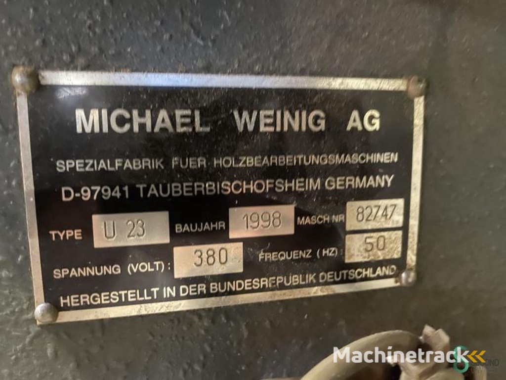 Four sided planers Weinig Unimat 23 1998