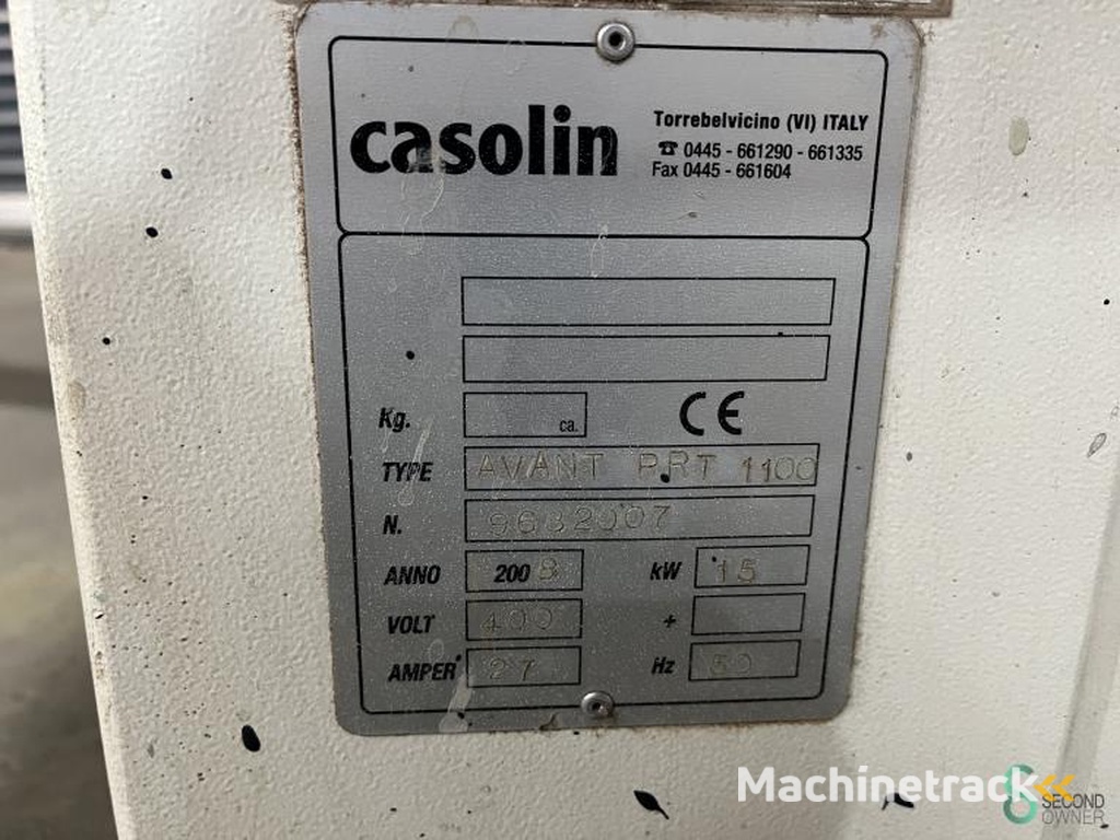 Wide belt sanders Casolin Avant RRT 1100 2008