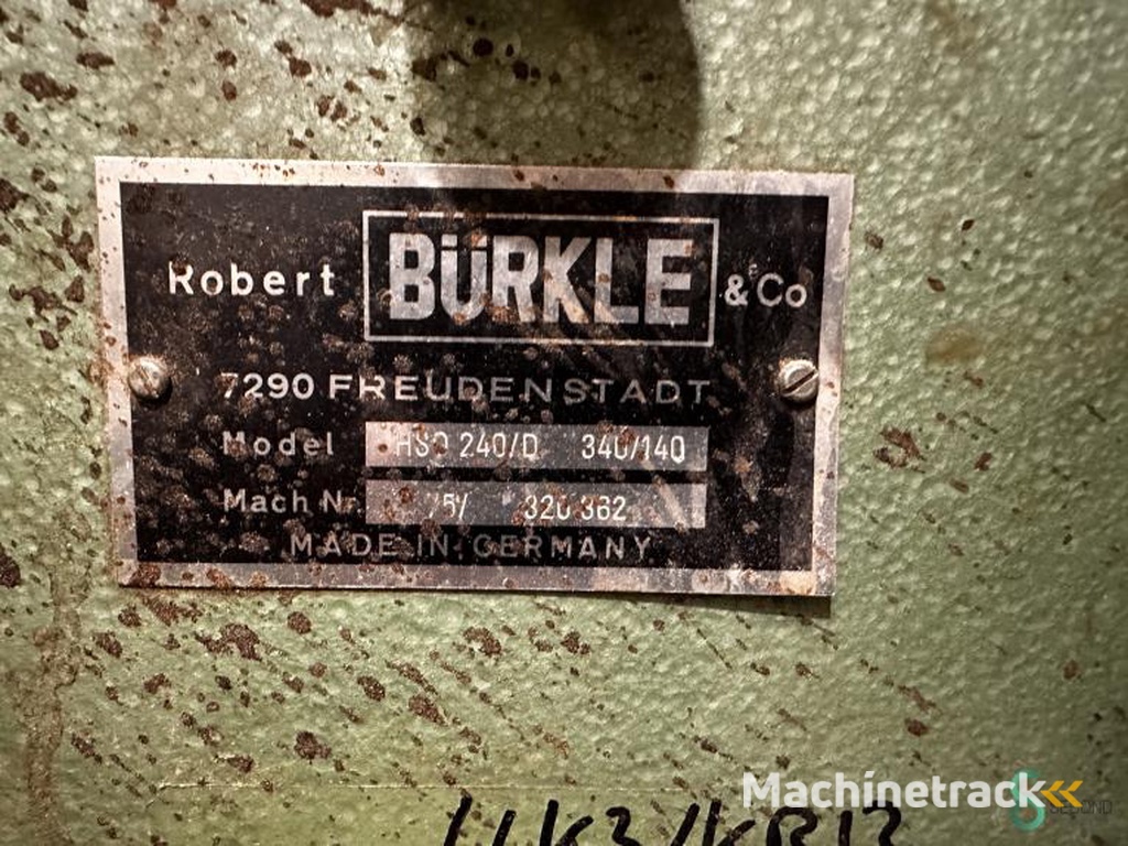 Doorlooppersen Bürkle HSO 240/D