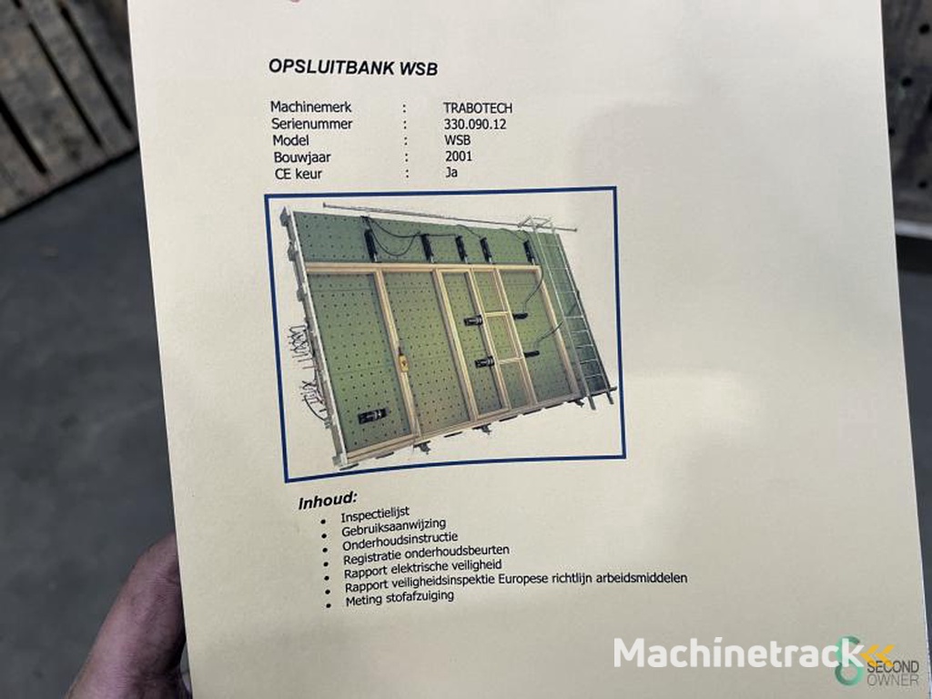 Opsluitbanken Trabo WSB33 2001