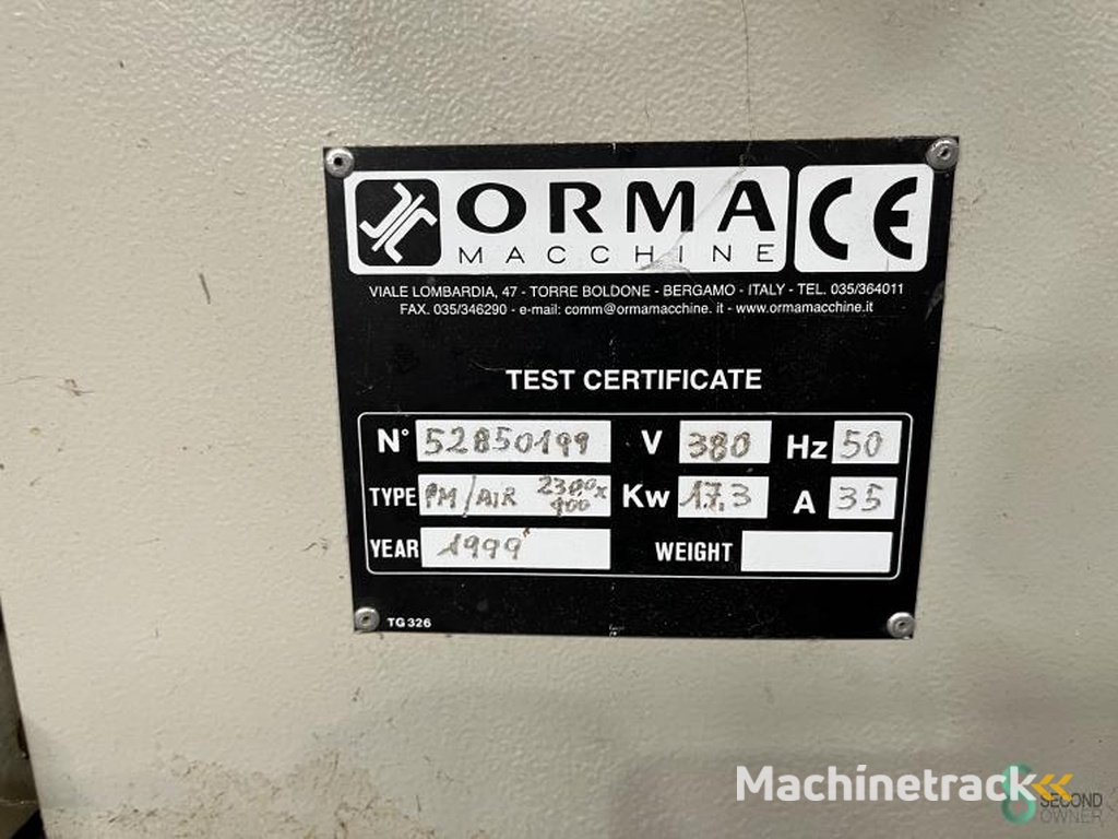 Membraam persen Orma PM/AIR 23/09 1999