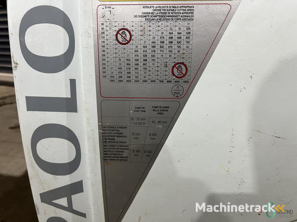 Tafelfrezen/spindelfrezen Paoloni TX 160 L 2001