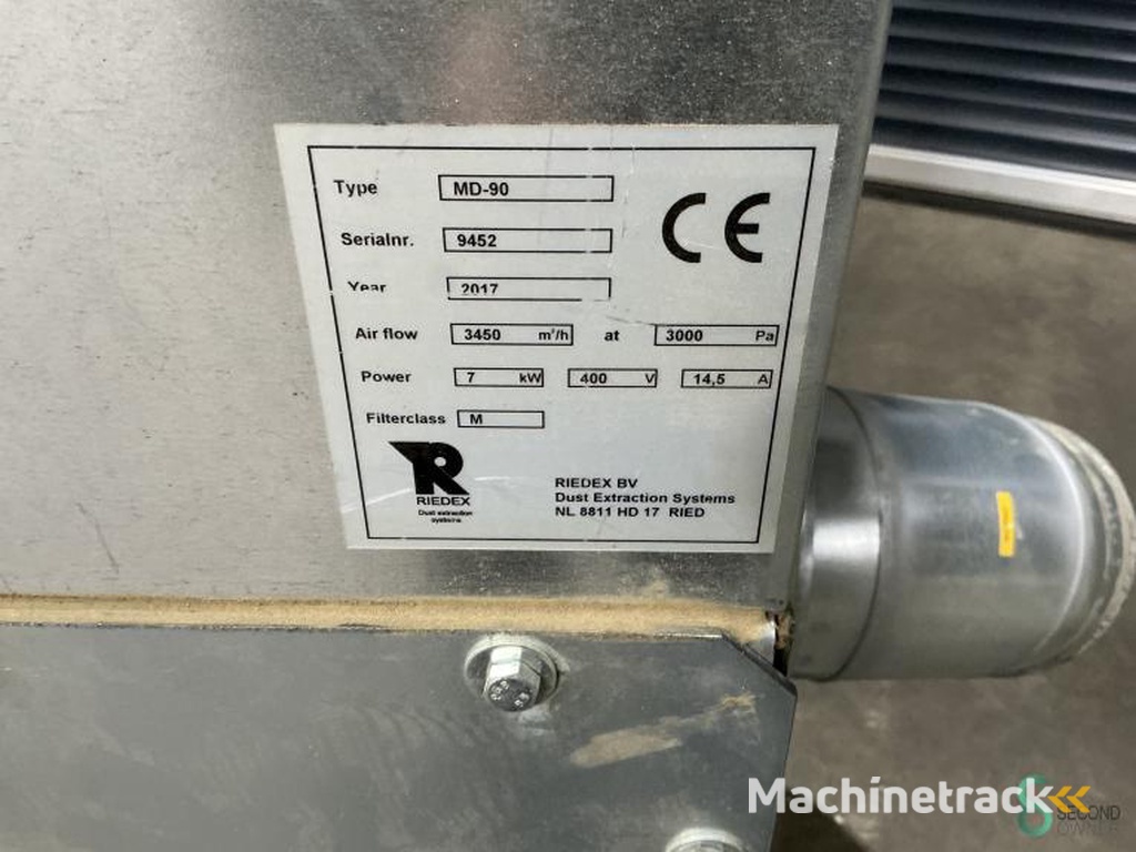 Afzuigingen Riedex MD 90 2017