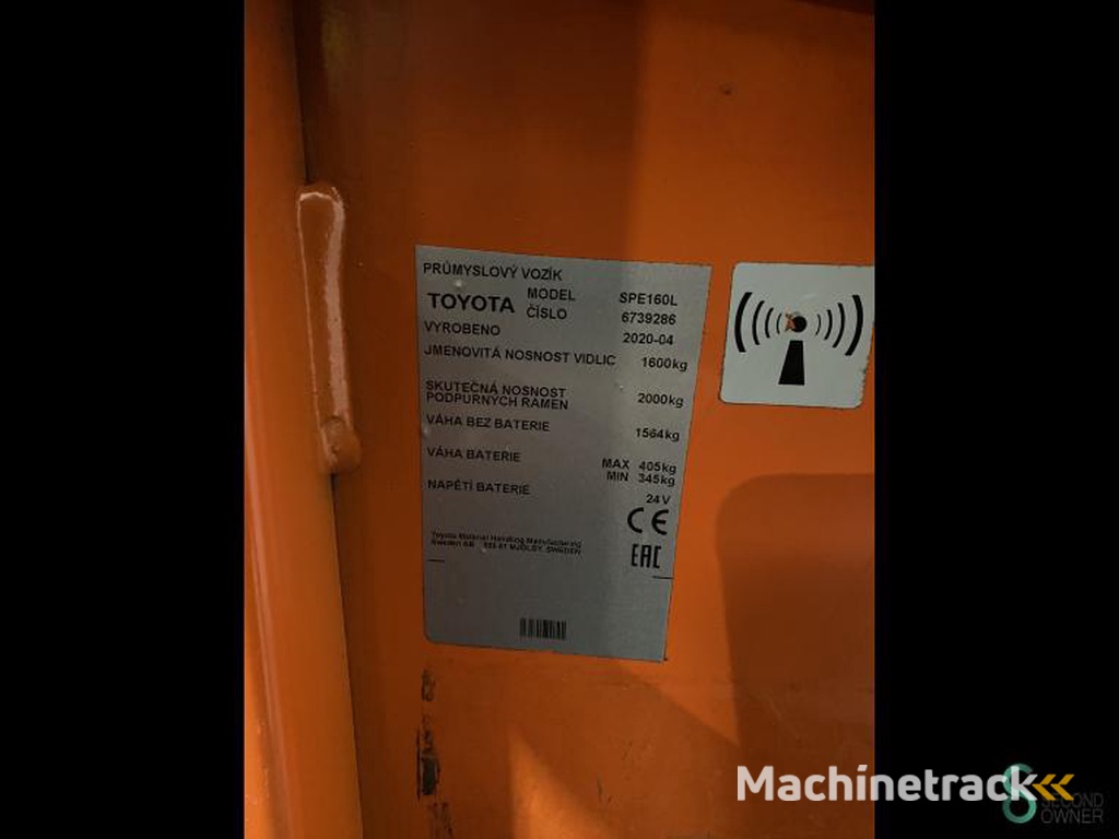 Stapelaars Elektrisch BT SPE160L 2020