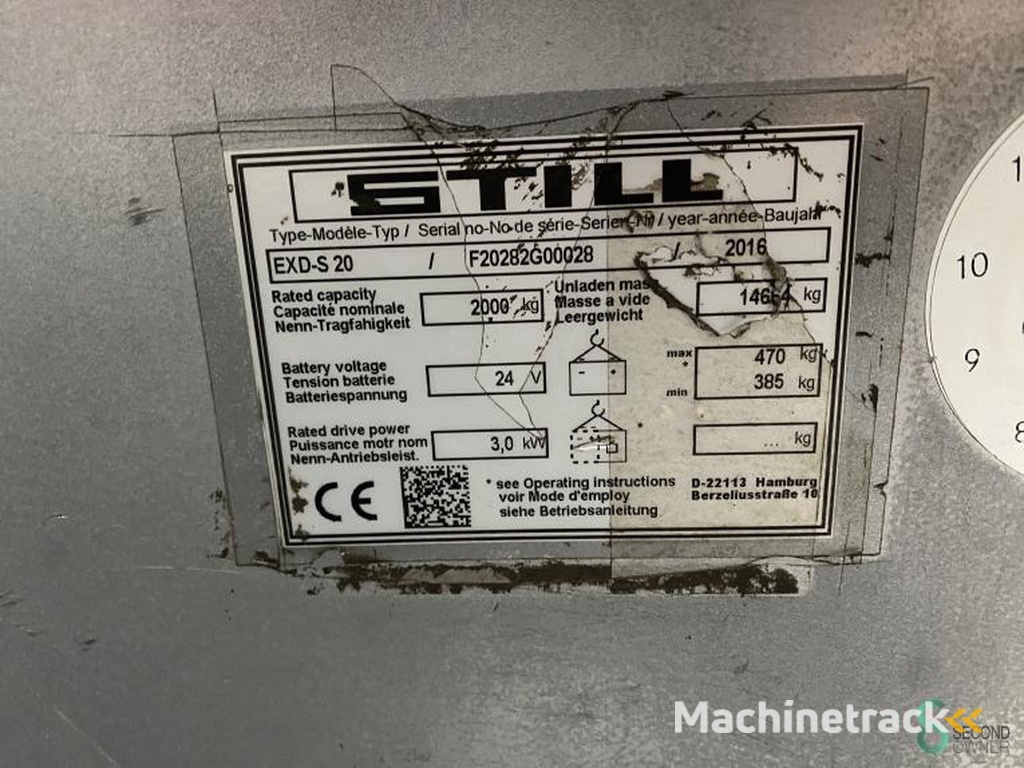 Stapelaars Elektrisch Still EXD-S20 2016
