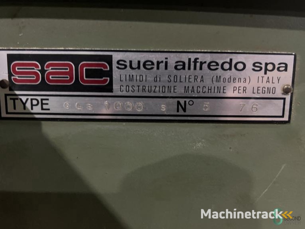 Breitbandschleifmaschinen SAC CLS 1000