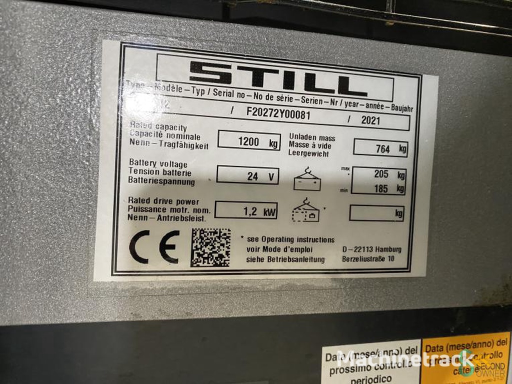 Stapler Elektrisch Still EXV12 2021