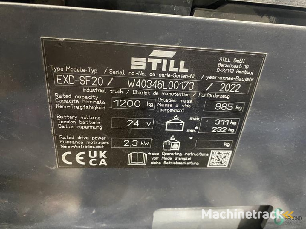 Stapler Elektrisch Still EXD-SF20 2022