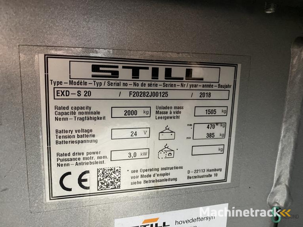 Stapler Elektrisch Still EXD-S20 2018