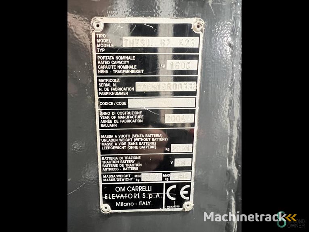 Reachtrucks Elektrisch OM Thesi B2 K23 2004