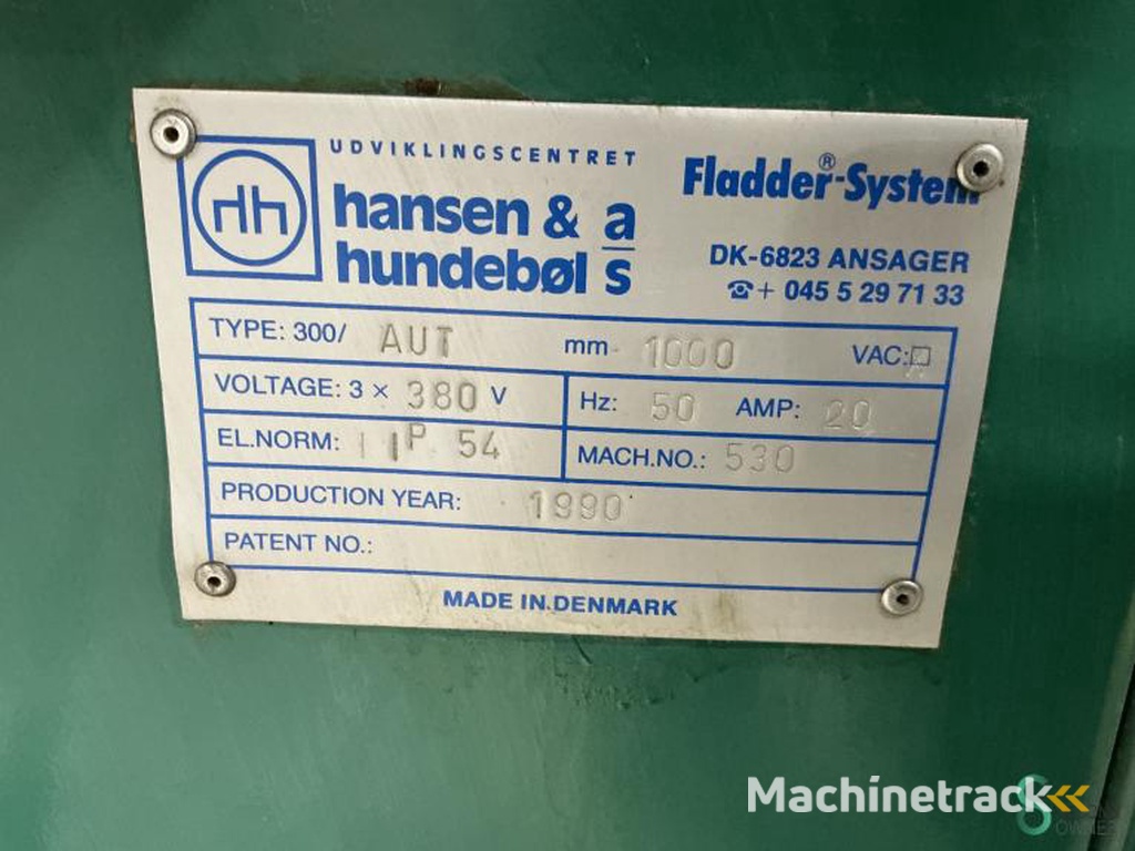 Bürstmaschinen Fladder 300 AUT/1000 1990