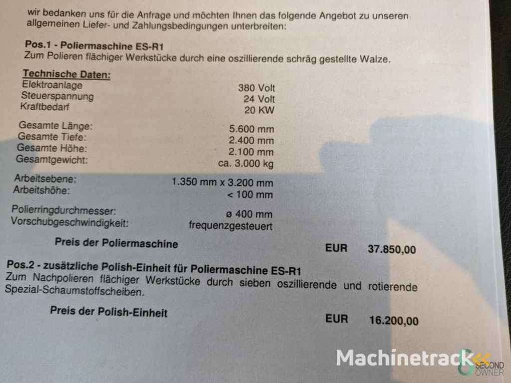 Bürstmaschinen Bauerrichter ES-R1