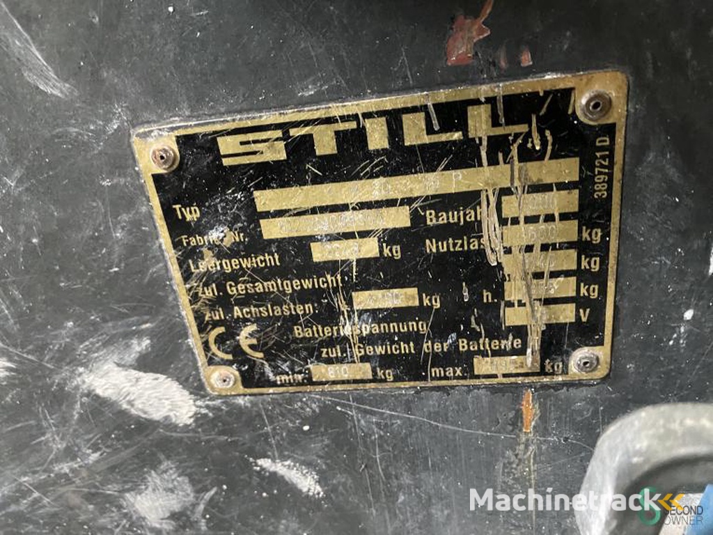 Heftrucks Elektrisch Still R20-16 2000