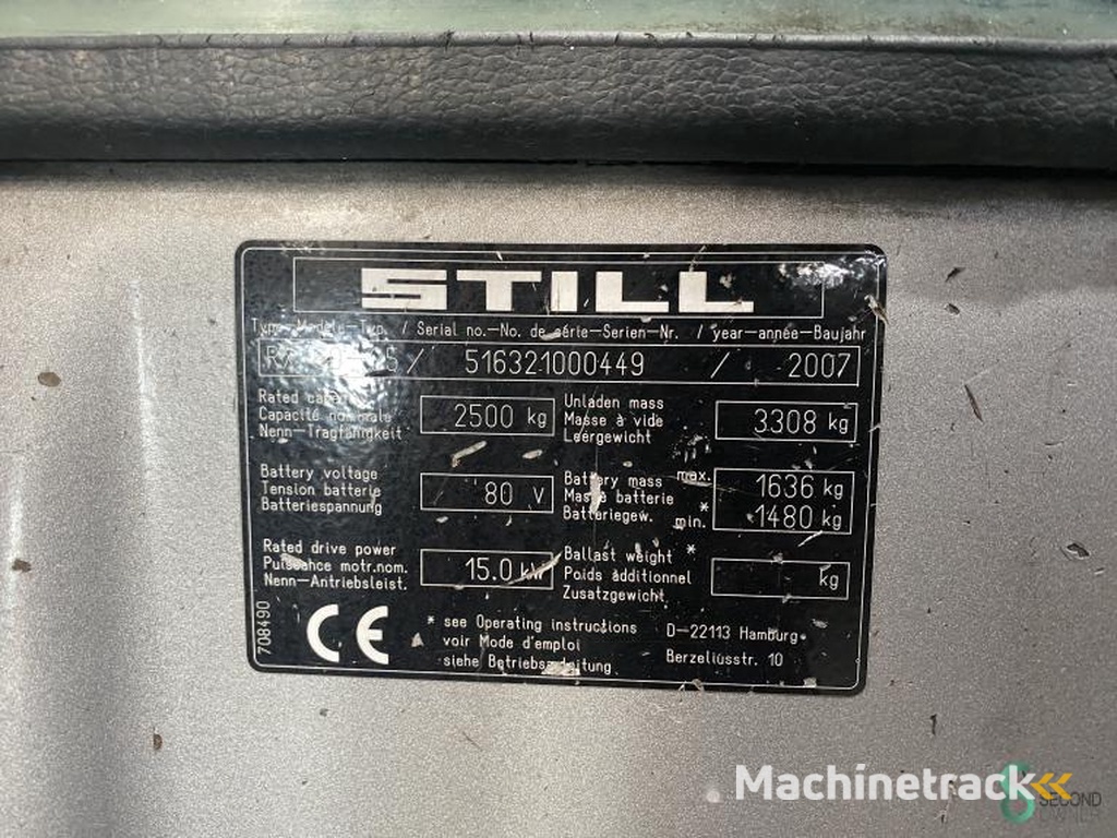 Forklifts Elektric Still RX60-25 2007