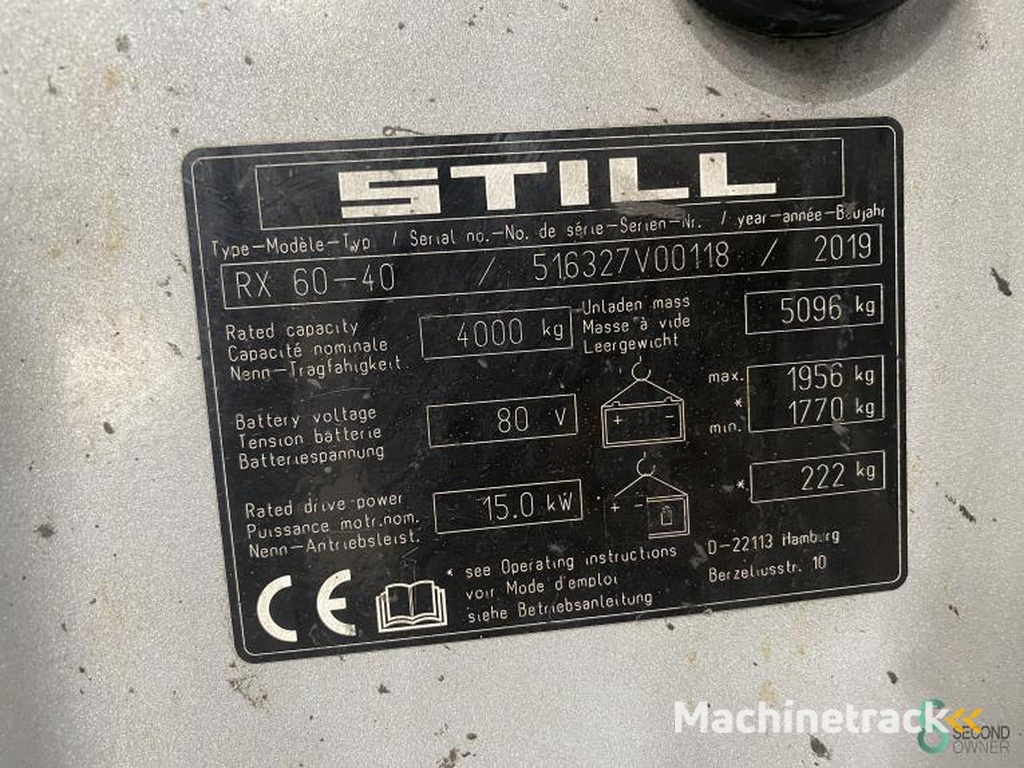 Forklifts Elektric Still RX60-40 2019