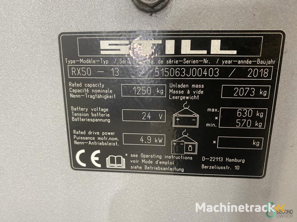 Forklifts Elektric Still RX50-13 2018