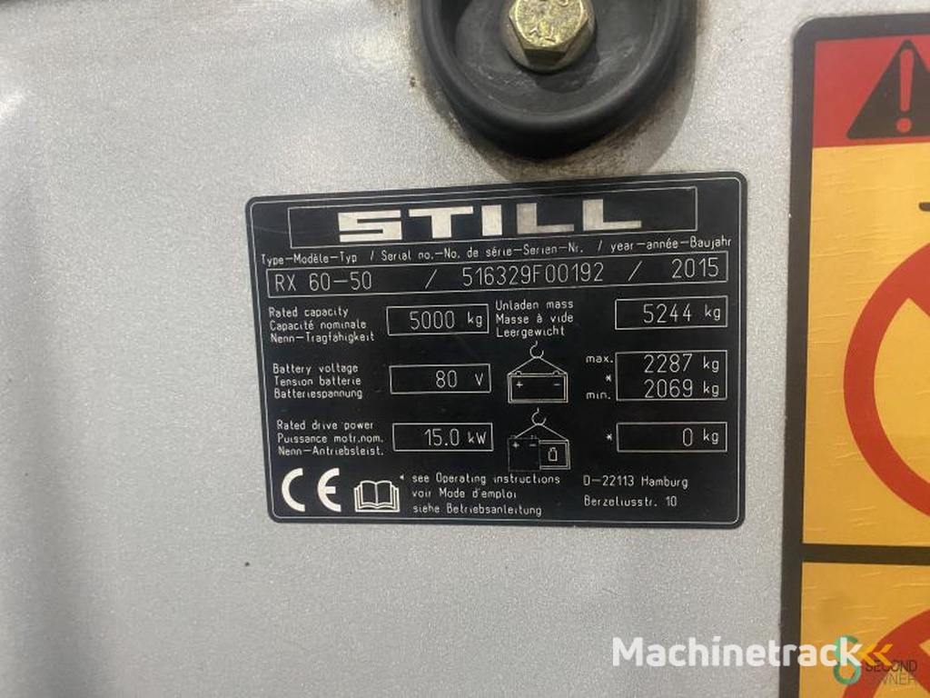 Forklifts Elektric Still RX60-50 2015