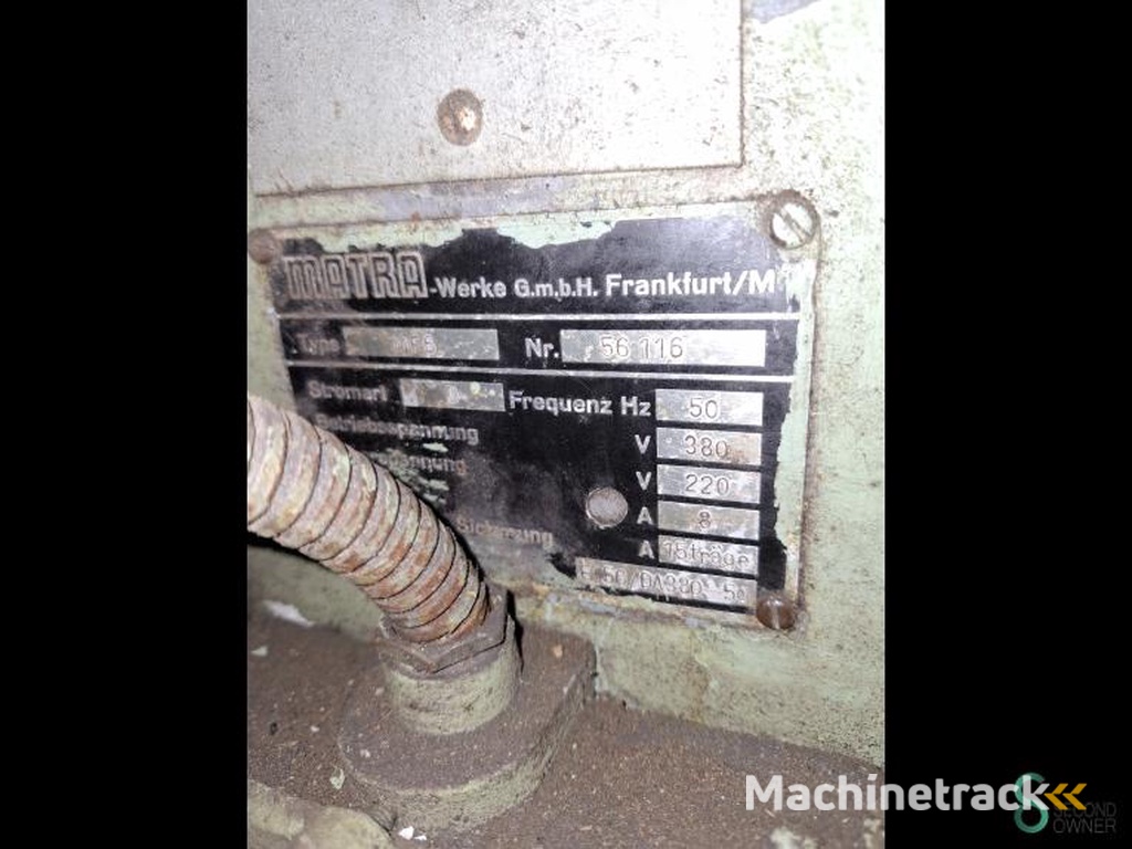 Vlakslijpers Matra MF6