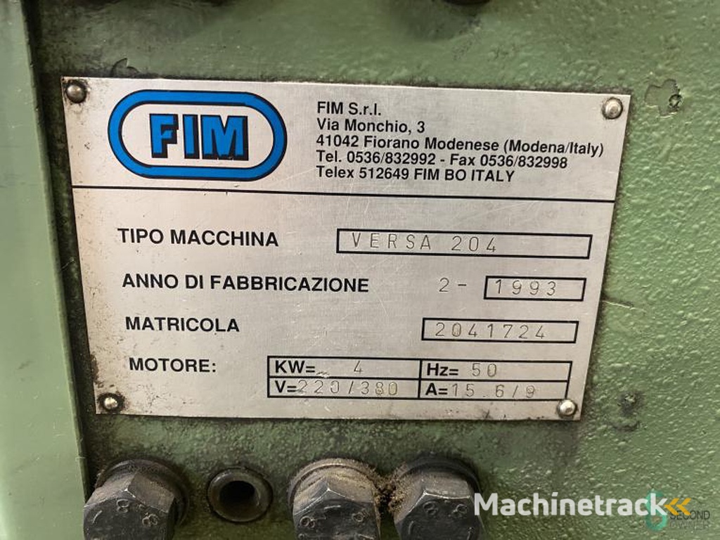 Ausklinkmaschinen FIM VERSA 204 1993