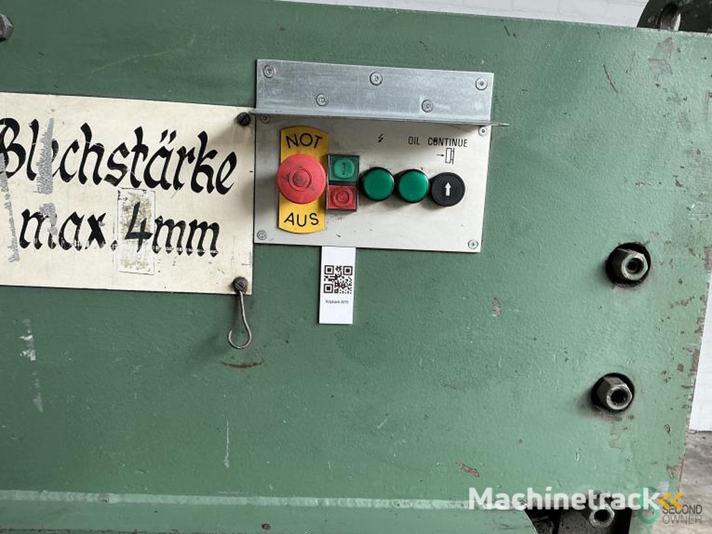 Plaatscharen Stückmann & Hillen 4075, 2500x4mm 1980