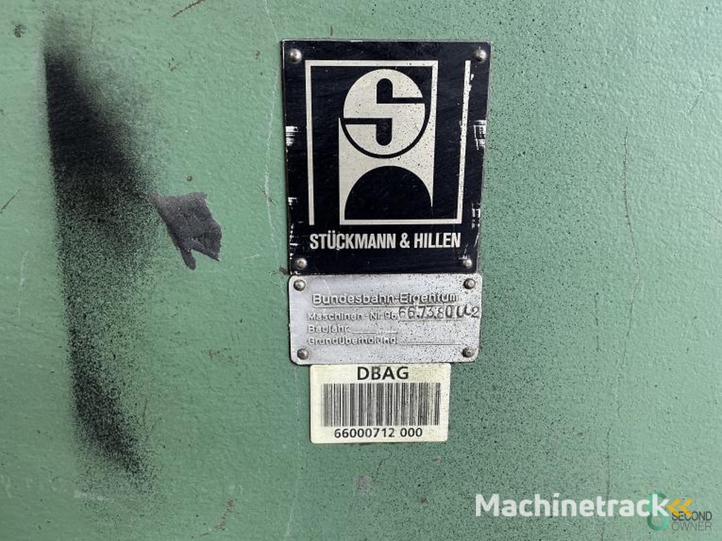 Plaatscharen Stückmann & Hillen 4075, 2500x4mm 1980