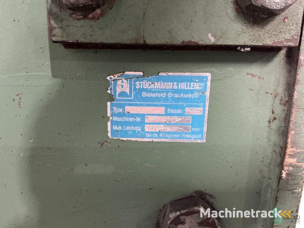 Plaatscharen Stückmann & Hillen 4075, 2500x4mm 1980