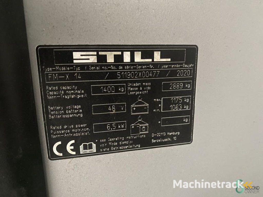Reachtrucks Elektrisch Still FM-X14 2020