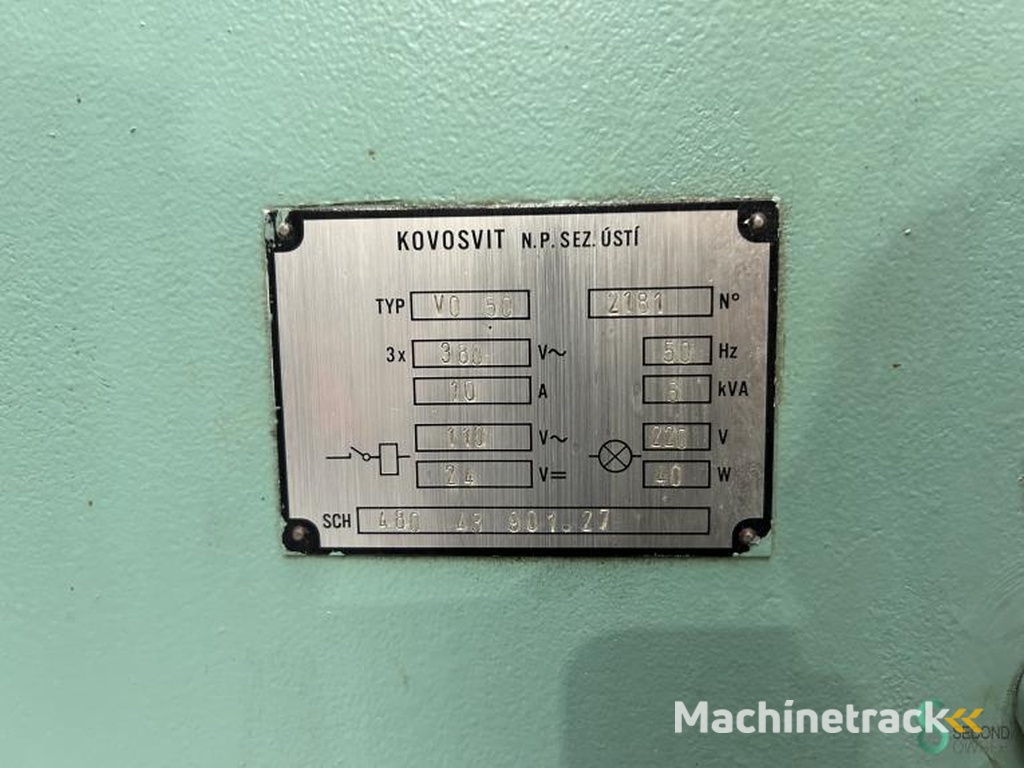 Radialbohrmaschinen MAS  VO50-1600 1986