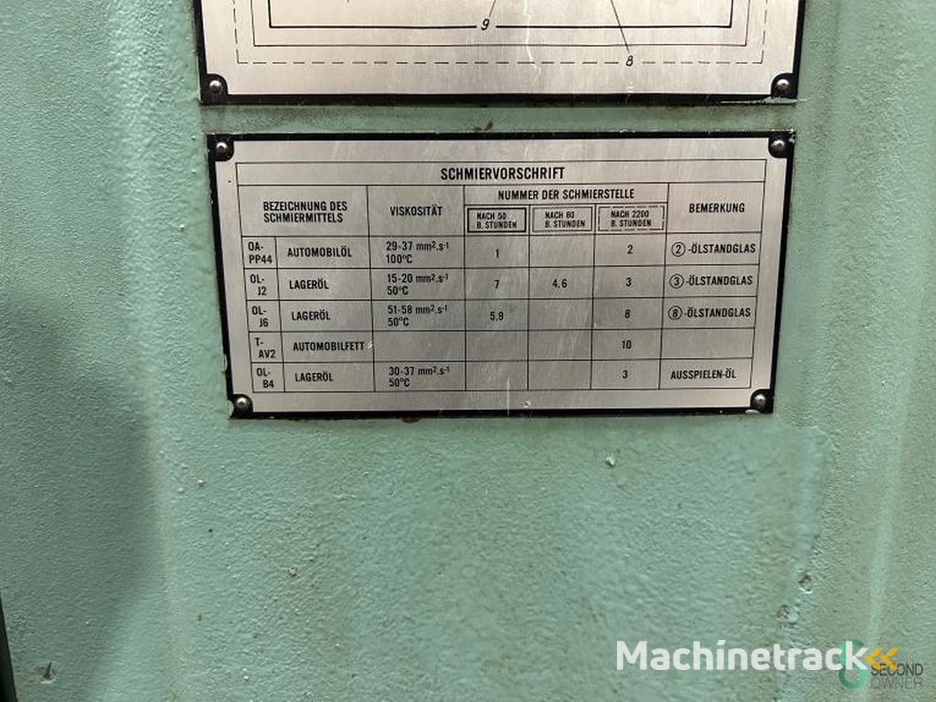 Radialbohrmaschinen MAS  VO50-1600 1986