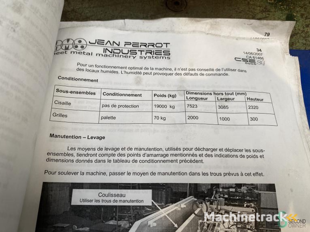 Blechscheren Jean Perrot CSE 6006 2007