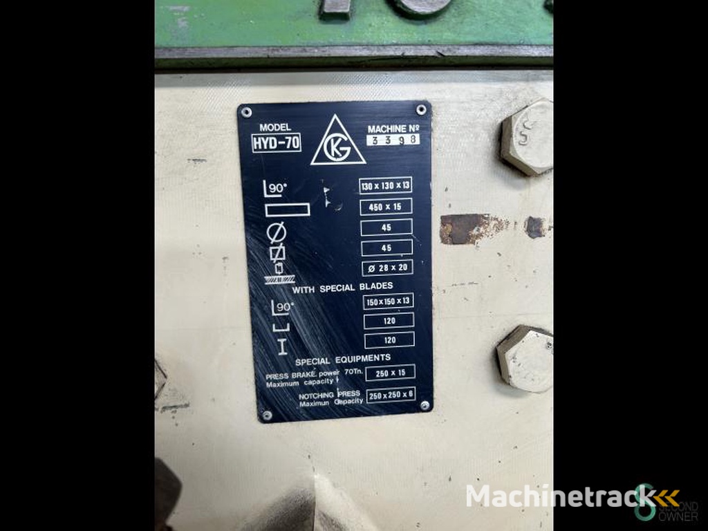 Stanz- und Schneidmaschinen Geka Hydracrop 70-S