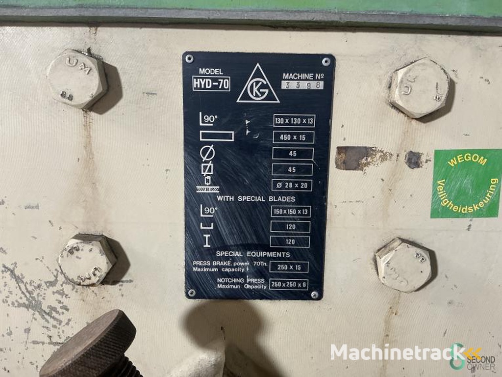 Stanz- und Schneidmaschinen Geka Hydracrop 70-S