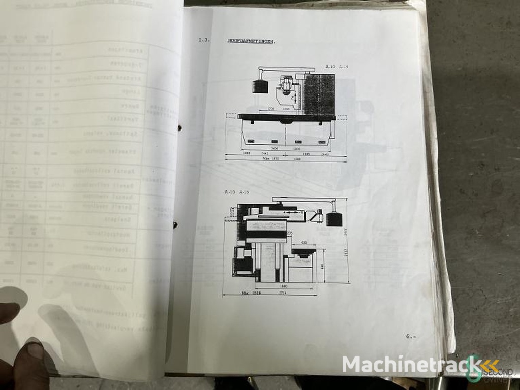 Bedfreesmachines Correa A-16 1991