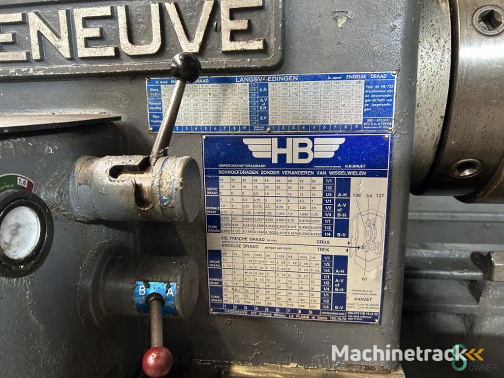 Horizontale draaibanken Cazeneuve HB725x2000