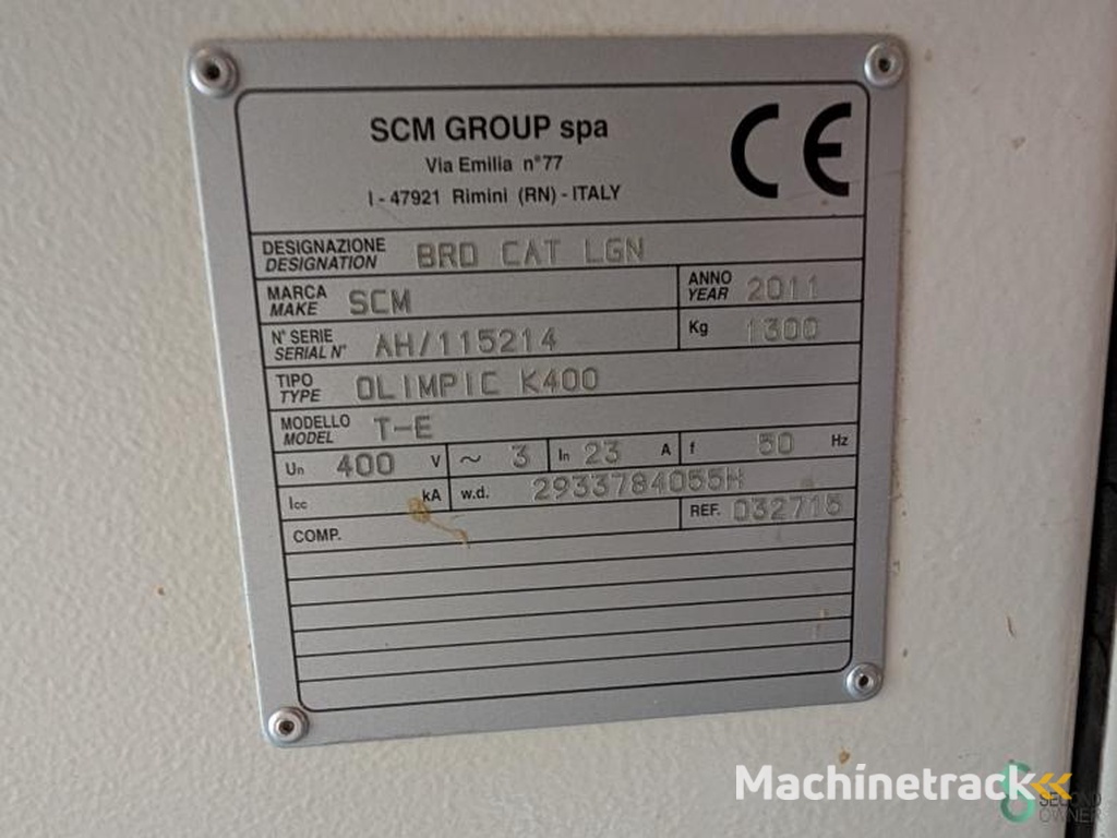 Kantenlijmers SCM Olimpic K400 T-E 2011