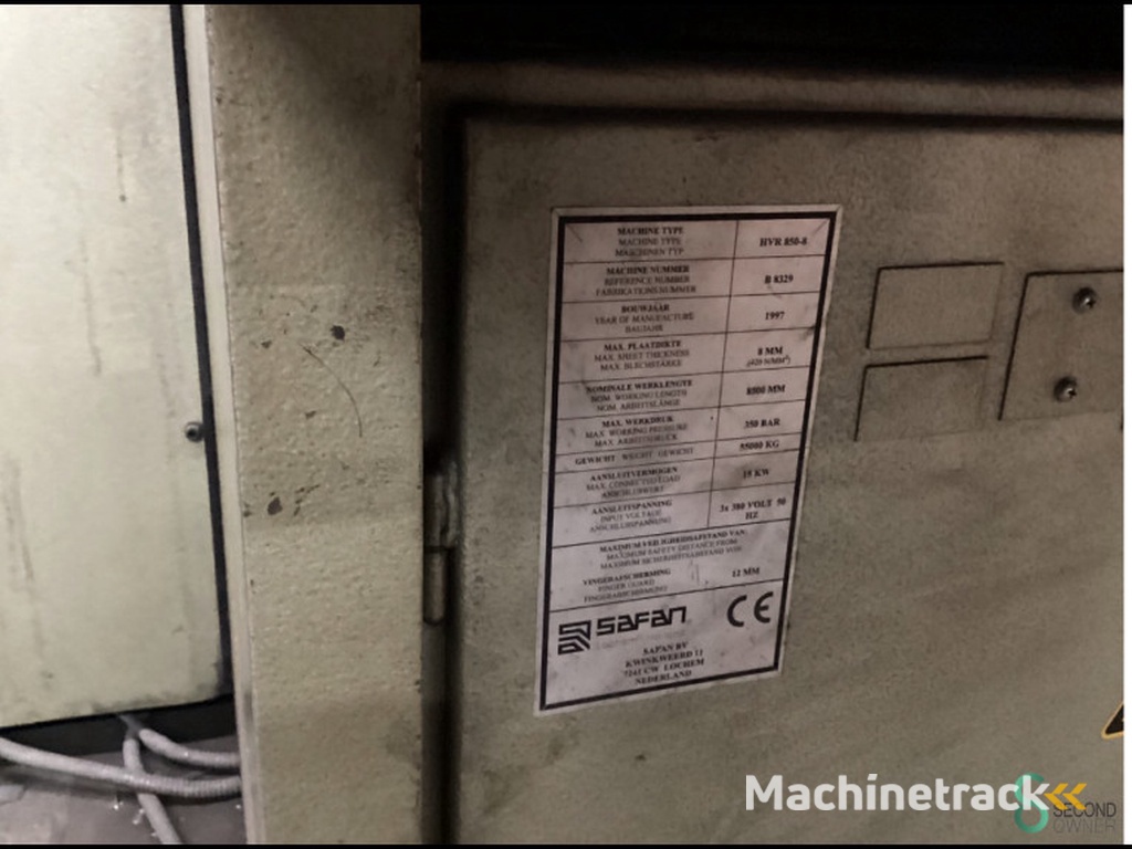 Plaatscharen Safan HVR 850-8 1997