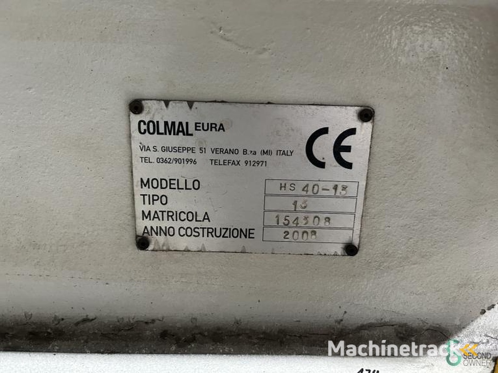 Plaatscharen Colmal HS40-13 2008