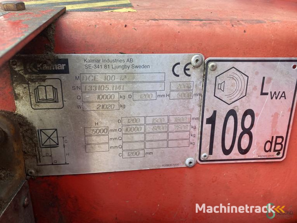 Heftrucks Diesel Kalmar DCE100-12 2005