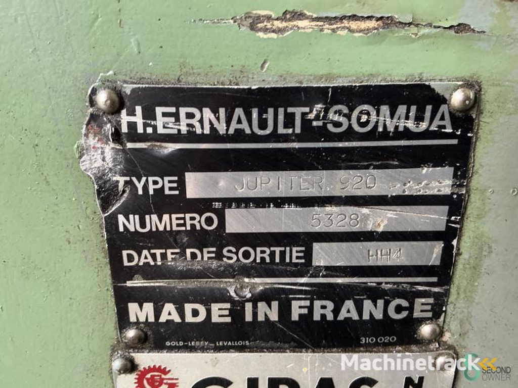 Horizontale draaibanken Ernault Jupiter 920x4000